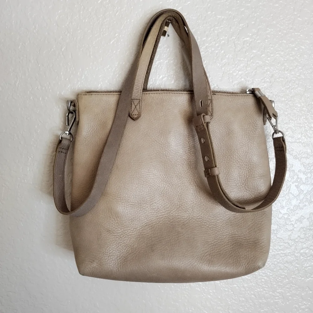 Madewell The Transport Crossbody small dusty grey